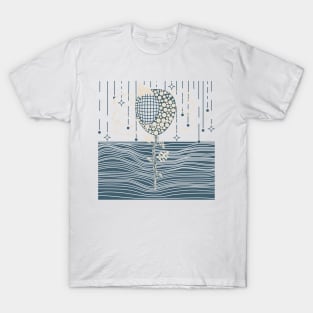 A plant from space. Electric flower. Strange flower. T-Shirt